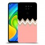 ורוד-לבן-לבן כיסוי מגן קשיח מעוצב ל Xiaomi Redmi Note 9 יחידה אחת סקרין מובייל