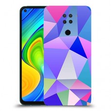 הפשטה קשת כיסוי מגן קשיח מעוצב ל Xiaomi Redmi Note 9 יחידה אחת סקרין מובייל