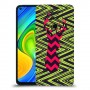 עניבה על גרין כיסוי מגן קשיח מעוצב ל Xiaomi Redmi Note 9 יחידה אחת סקרין מובייל