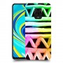ניאון גיאומטריה כיסוי מגן קשיח מעוצב ל Xiaomi Redmi Note 9S יחידה אחת סקרין מובייל