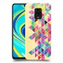 ניאון רומבי כיסוי מגן קשיח מעוצב ל Xiaomi Redmi Note 9S יחידה אחת סקרין מובייל