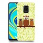 משפחת ינשוף כיסוי מגן קשיח מעוצב ל Xiaomi Redmi Note 9S יחידה אחת סקרין מובייל