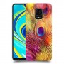 נוצת טווס כיסוי מגן קשיח מעוצב ל Xiaomi Redmi Note 9S יחידה אחת סקרין מובייל