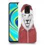 סנטה אריה כיסוי מגן קשיח מעוצב ל Xiaomi Redmi Note 9S יחידה אחת סקרין מובייל