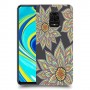 חמניות בשחור כיסוי מגן קשיח מעוצב ל Xiaomi Redmi Note 9S יחידה אחת סקרין מובייל