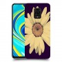 חמניות בשחור כיסוי מגן קשיח מעוצב ל Xiaomi Redmi Note 9S יחידה אחת סקרין מובייל