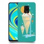 גלידה סאני כיסוי מגן קשיח מעוצב ל Xiaomi Redmi Note 9S יחידה אחת סקרין מובייל