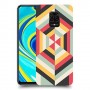הצגת הפשטה כיסוי מגן קשיח מעוצב ל Xiaomi Redmi Note 9S יחידה אחת סקרין מובייל