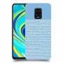 נקודות לבנות בכחול כיסוי מגן קשיח מעוצב ל Xiaomi Redmi Note 9S יחידה אחת סקרין מובייל