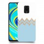לבן כחול כיסוי מגן קשיח מעוצב ל Xiaomi Redmi Note 9S יחידה אחת סקרין מובייל