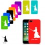 סמוראי כיסוי מגן קשיח בעיצוב אישי עם השם שלך ל Apple iPhone 7 יחידה אחת סקרין מובייל