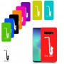 סקספון כיסוי מגן קשיח בעיצוב אישי עם השם שלך ל Samsung Galaxy S10+ יחידה אחת סקרין מובייל