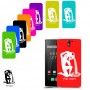 דלי כיסוי מגן קשיח בעיצוב אישי עם השם שלך ל OnePlus One יחידה אחת סקרין מובייל