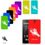 סרטן כיסוי מגן קשיח בעיצוב אישי עם השם שלך ל OnePlus One יחידה אחת סקרין מובייל