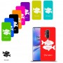דגים כיסוי מגן קשיח בעיצוב אישי עם השם שלך ל OnePlus 8 Pro יחידה אחת סקרין מובייל