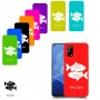 דגים כיסוי מגן קשיח בעיצוב אישי עם השם שלך ל Realme 7 5G יחידה אחת סקרין מובייל