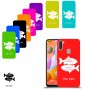 דגים כיסוי מגן קשיח בעיצוב אישי עם השם שלך ל Samsung Galaxy A11 יחידה אחת סקרין מובייל