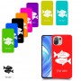 דגים כיסוי מגן קשיח בעיצוב אישי עם השם שלך ל Xiaomi Mi 11 Lite יחידה אחת סקרין מובייל