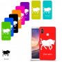 שור כיסוי מגן קשיח בעיצוב אישי עם השם שלך ל Xiaomi Mi Max 3 יחידה אחת סקרין מובייל