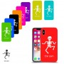 שלד כיסוי מגן קשיח בעיצוב אישי עם השם שלך ל Apple iPhone X יחידה אחת סקרין מובייל