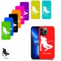 סקִי כיסוי מגן קשיח בעיצוב אישי עם השם שלך ל Apple iPhone 13 Pro Max יחידה אחת סקרין מובייל