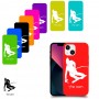 סקִי כיסוי מגן קשיח בעיצוב אישי עם השם שלך ל Apple iPhone 13 mini יחידה אחת סקרין מובייל