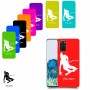 סקִי כיסוי מגן קשיח בעיצוב אישי עם השם שלך ל Samsung Galaxy S20+ 5G יחידה אחת סקרין מובייל