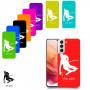 סקִי כיסוי מגן קשיח בעיצוב אישי עם השם שלך ל Samsung Galaxy S21 5G יחידה אחת סקרין מובייל