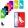 סקִי כיסוי מגן קשיח בעיצוב אישי עם השם שלך ל Xiaomi Redmi 9A יחידה אחת סקרין מובייל