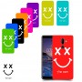 סמיילי כיסוי מגן קשיח בעיצוב אישי עם השם שלך ל Nokia 7 plus יחידה אחת סקרין מובייל