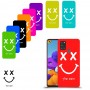 סמיילי כיסוי מגן קשיח בעיצוב אישי עם השם שלך ל Samsung Galaxy A21s יחידה אחת סקרין מובייל