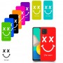 סמיילי כיסוי מגן קשיח בעיצוב אישי עם השם שלך ל Samsung Galaxy M32 יחידה אחת סקרין מובייל