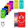 סמיילי כיסוי מגן קשיח בעיצוב אישי עם השם שלך ל Xiaomi Mi Max 3 יחידה אחת סקרין מובייל