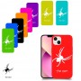 עכביש כיסוי מגן קשיח בעיצוב אישי עם השם שלך ל Apple iPhone 13 יחידה אחת סקרין מובייל