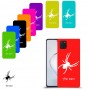 עכביש כיסוי מגן קשיח בעיצוב אישי עם השם שלך ל Samsung Galaxy Note10 Lite יחידה אחת סקרין מובייל