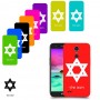 מגן דוד - ישראל כיסוי מגן קשיח בעיצוב אישי עם השם שלך ל LG K10 (2017) יחידה אחת סקרין מובייל