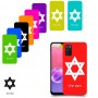 מגן דוד - ישראל כיסוי מגן קשיח בעיצוב אישי עם השם שלך ל Samsung Galaxy A03s יחידה אחת סקרין מובייל