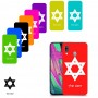 מגן דוד - ישראל כיסוי מגן קשיח בעיצוב אישי עם השם שלך ל Samsung Galaxy A40 יחידה אחת סקרין מובייל