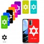 מגן דוד - ישראל כיסוי מגן קשיח בעיצוב אישי עם השם שלך ל Xiaomi Redmi 9T יחידה אחת סקרין מובייל