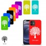עץ כיסוי מגן קשיח בעיצוב אישי עם השם שלך ל Apple iPhone 12 יחידה אחת סקרין מובייל