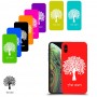 עץ כיסוי מגן קשיח בעיצוב אישי עם השם שלך ל Apple iPhone XS יחידה אחת סקרין מובייל