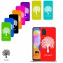 עץ כיסוי מגן קשיח בעיצוב אישי עם השם שלך ל Samsung Galaxy A31 יחידה אחת סקרין מובייל
