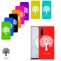 עץ כיסוי מגן קשיח בעיצוב אישי עם השם שלך ל Samsung Galaxy Note10 יחידה אחת סקרין מובייל