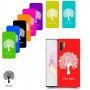 עץ כיסוי מגן קשיח בעיצוב אישי עם השם שלך ל Samsung Galaxy Note10+ יחידה אחת סקרין מובייל