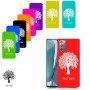 עץ כיסוי מגן קשיח בעיצוב אישי עם השם שלך ל Samsung Galaxy Note20 5G יחידה אחת סקרין מובייל