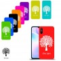 עץ כיסוי מגן קשיח בעיצוב אישי עם השם שלך ל Xiaomi Redmi 9A יחידה אחת סקרין מובייל