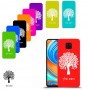 עץ כיסוי מגן קשיח בעיצוב אישי עם השם שלך ל Xiaomi Redmi Note 9 Pro יחידה אחת סקרין מובייל
