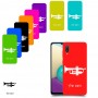 חצוצרה כיסוי מגן קשיח בעיצוב אישי עם השם שלך ל Samsung Galaxy A02 יחידה אחת סקרין מובייל