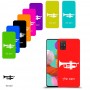 חצוצרה כיסוי מגן קשיח בעיצוב אישי עם השם שלך ל Samsung Galaxy A51 יחידה אחת סקרין מובייל