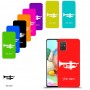 חצוצרה כיסוי מגן קשיח בעיצוב אישי עם השם שלך ל Samsung Galaxy A71 יחידה אחת סקרין מובייל